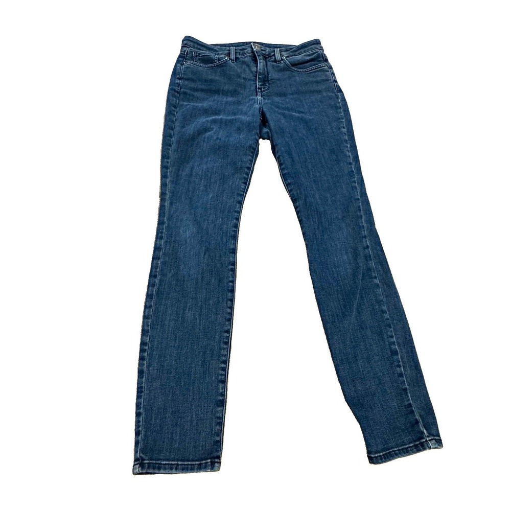 NYDJ Ami Skinny Women's Blue Denim Jeans Size 6 Medium Wash Mid Rise 5-Pocket